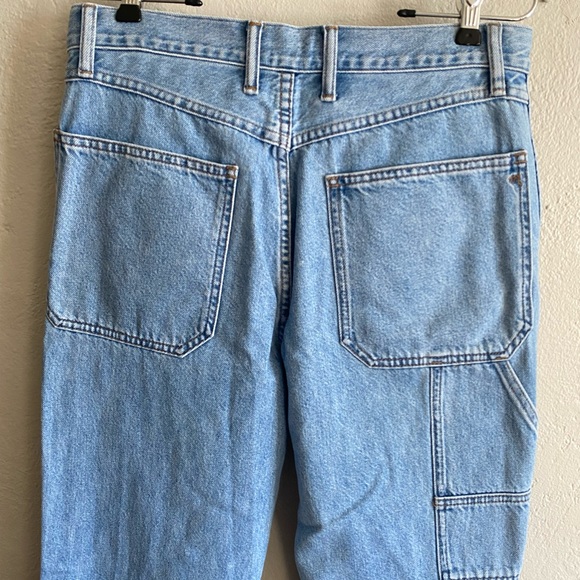 Madewell The '90s Straight Jean in Hazelfern Wash: Shadow-Panel Edition - Picture 8 of 10
